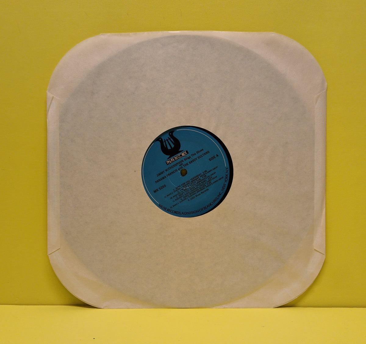 Jimmy Witherspoon - Sings The Blues With Panama Francis And The Savoy Sultans - 1983 - MR 5288 Used - EX - Vinyl