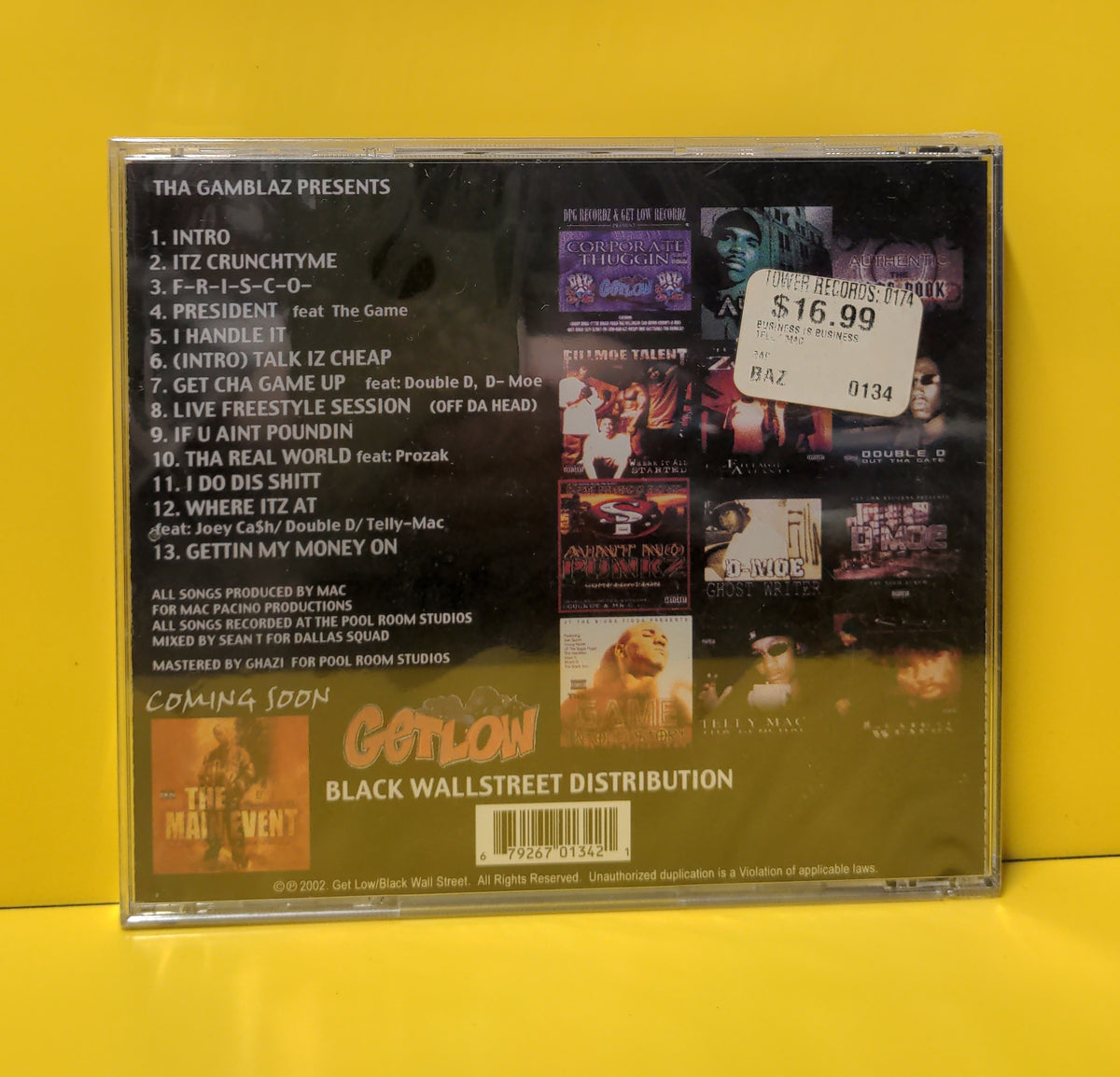 Telly Mac - Business Is Business - 2002 - New - Sealed - CDs