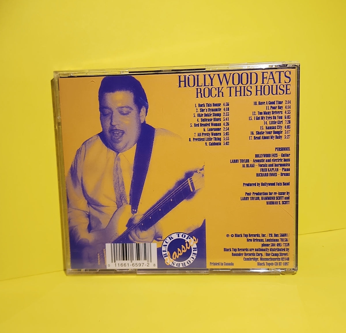 Hollywood Fats - Rock This House  - 1993 - CD BT 1097 Used - NM - CDs