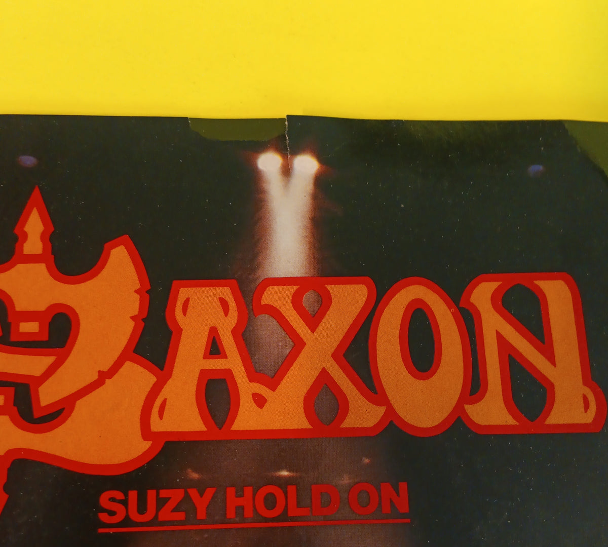 Saxon - Suzy Hold On / Judgement Day (UK 7") - 1980 - CAR 165 Used - EX - Vinyl