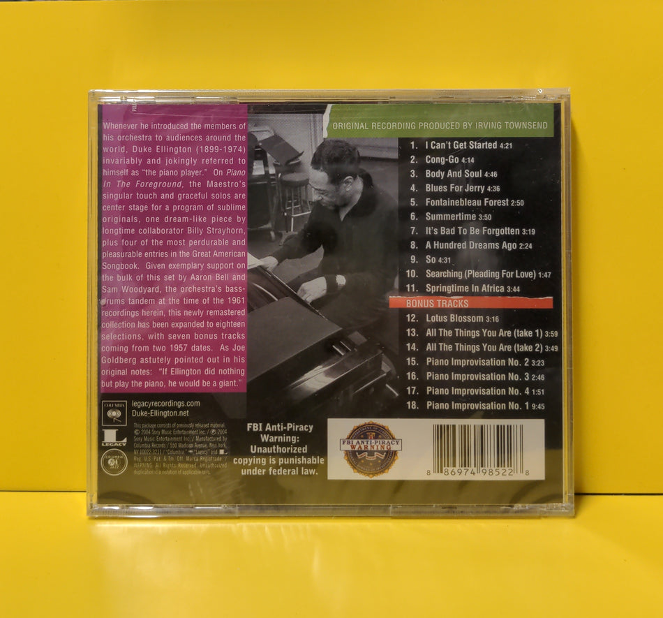 Duke Ellington - Piano In The Foreground - 2004 - CK 87042 New - CDs