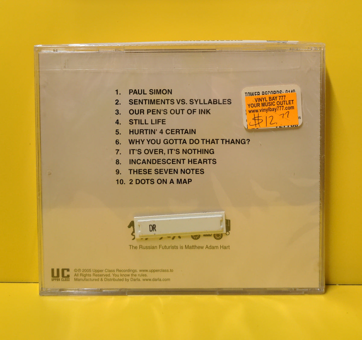 The Russian Futurists  - Our Thickness  - 2005 - UC009 New - Sealed - CDs