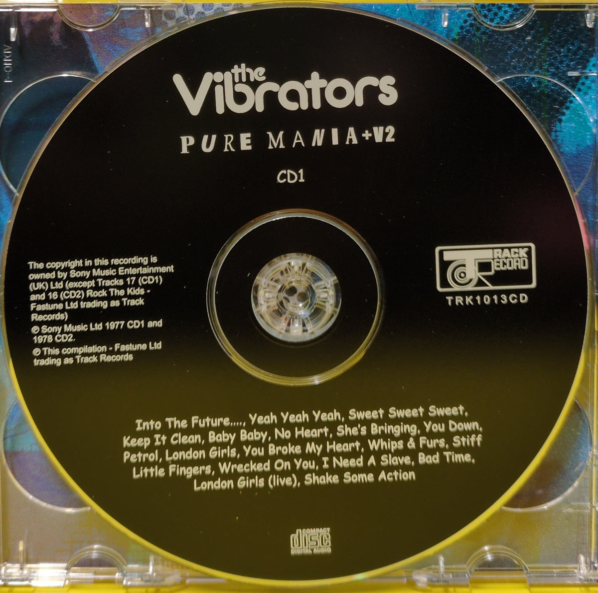The Vibrators - Pure Mania + V2 - 2002 - TRK1013CD Used - EX - CDs