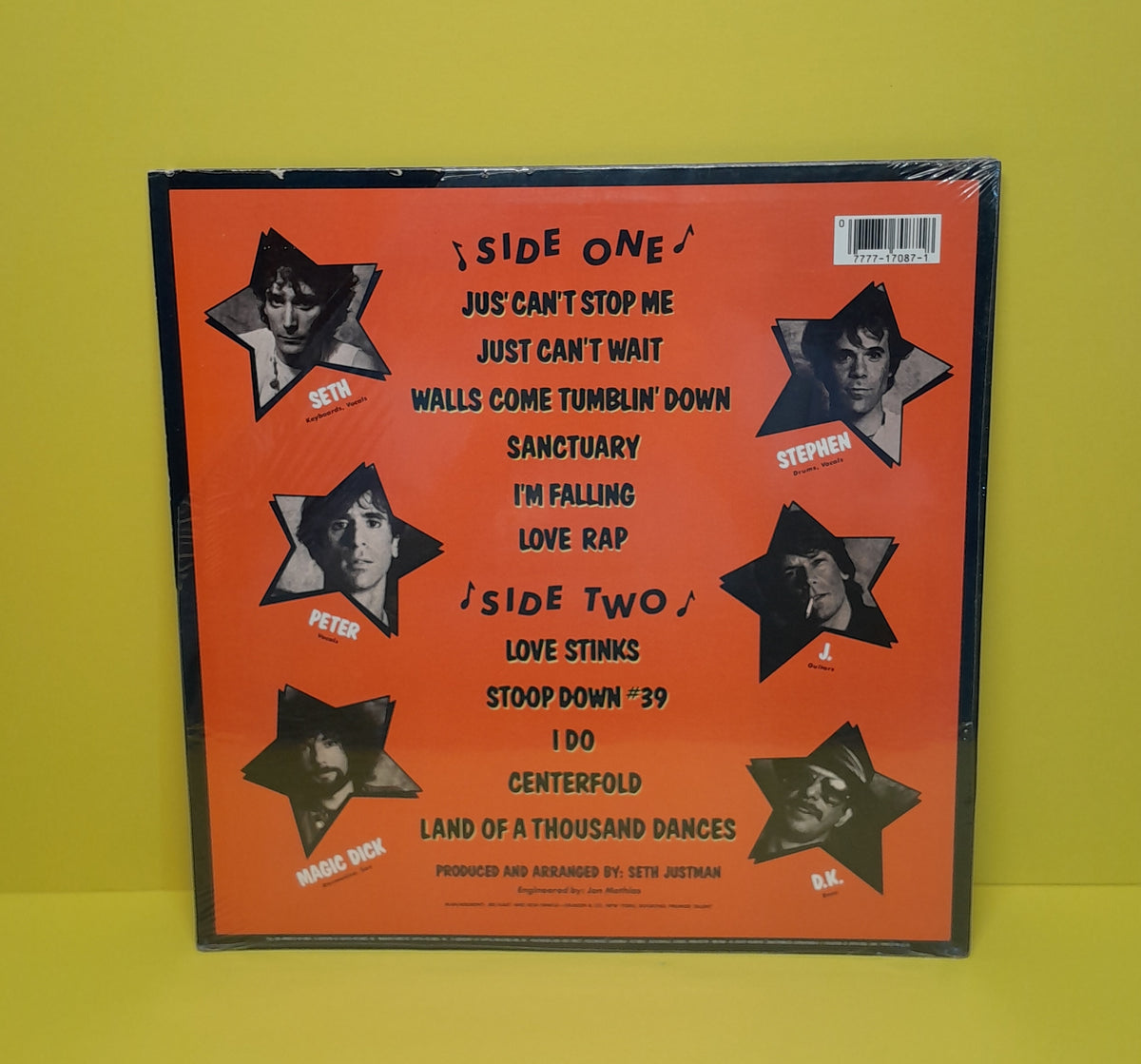 The J. Geils Band - Showtime! - 1982 - R 113346 New - Sealed - Vinyl