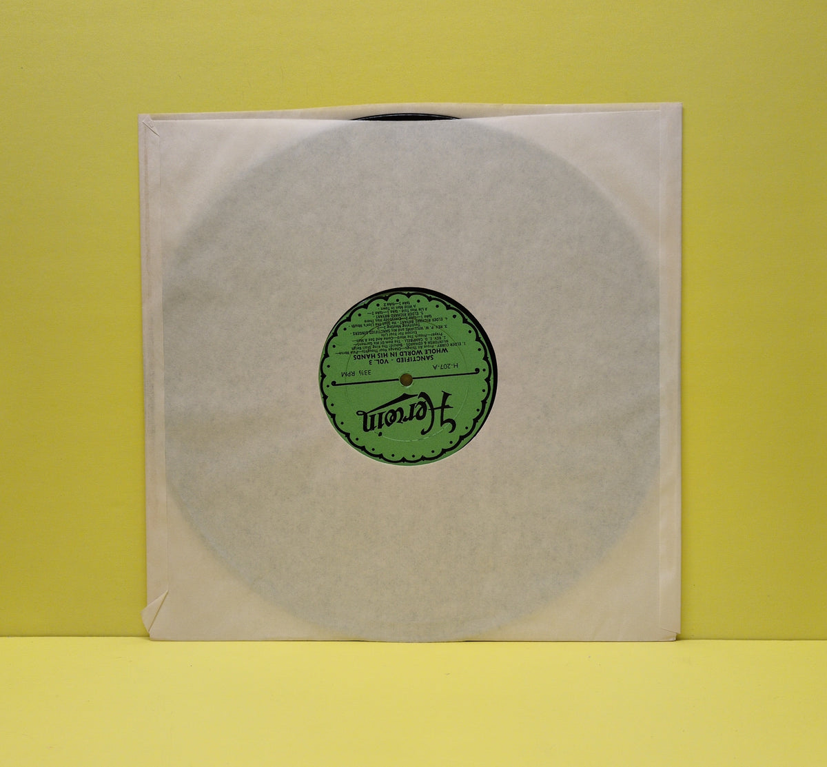 Various - Whole World In His Hands 1927-1936 - 1974 - HERWIN 207 Used - VG++ - Vinyl