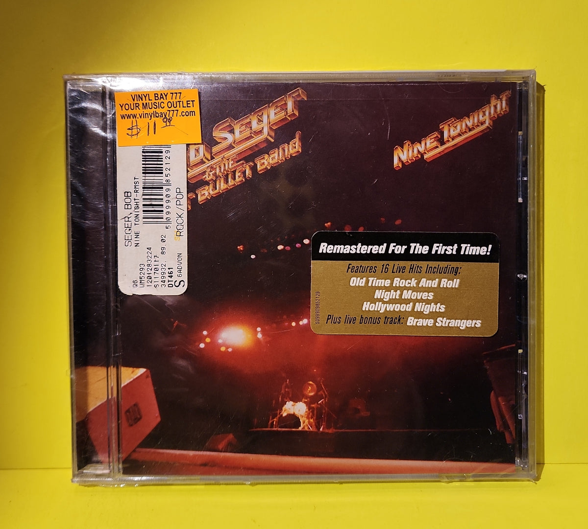 Bob Seger & The Silver Bullet Band - Nine Tonight - 2011 - 5099909852129 New - Sealed - CDs