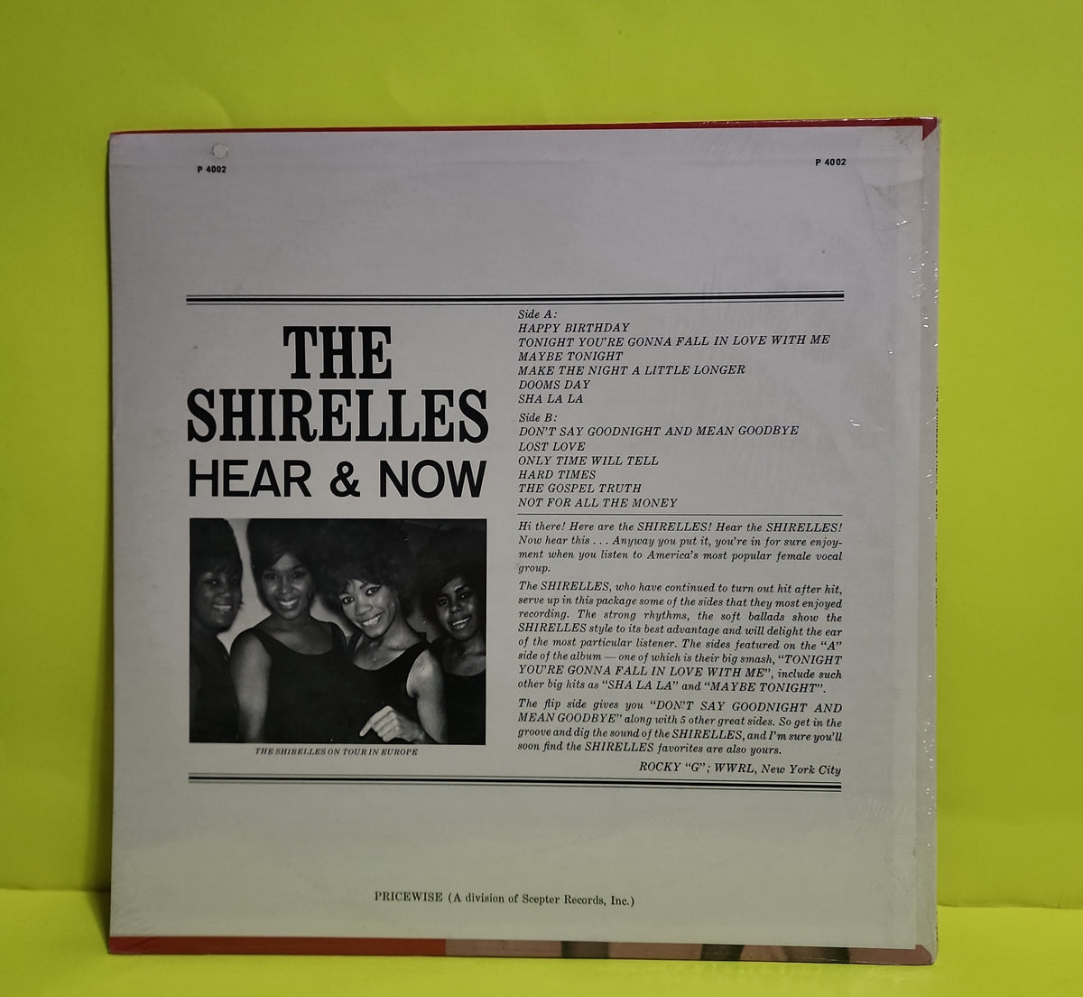 The Shirelles - Hear & Now - 1965 - P 4200 New - Sealed - Vinyl