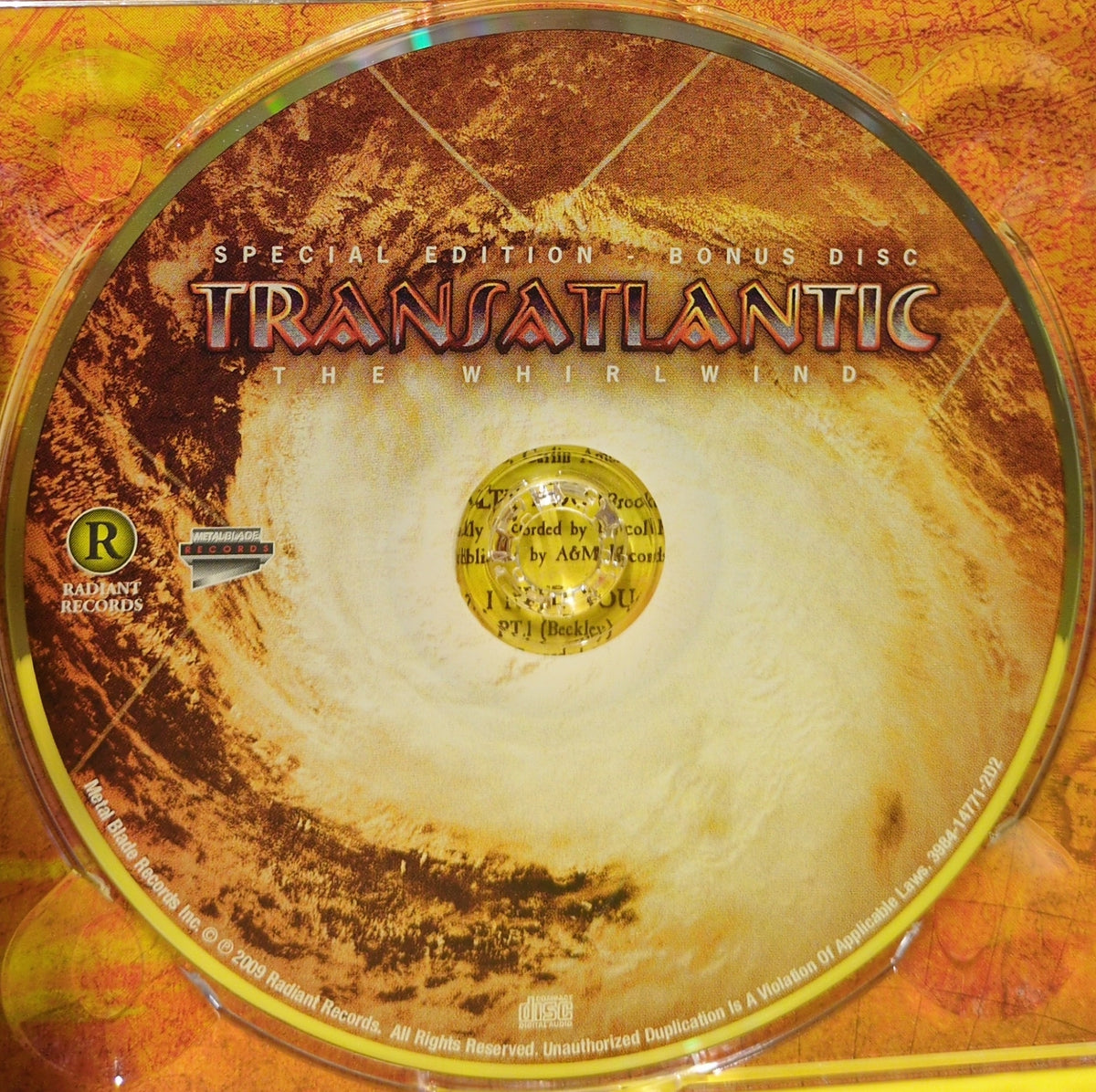 TransAtlantic - The Whirlwind - 2009 - 3984-14771-2 Used - EX - CDs - Bonus Disc