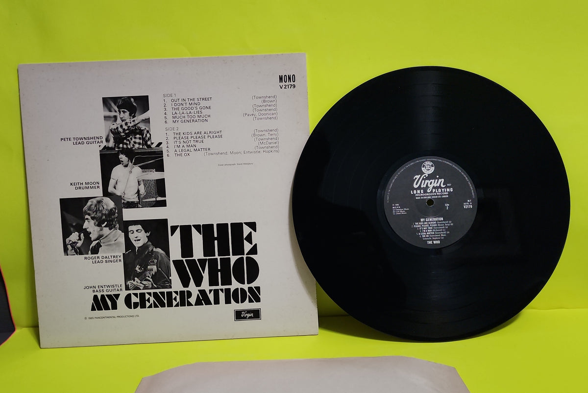 THE WHO - My Generation  - 1980 - V2179 Used - NM - Vinyl