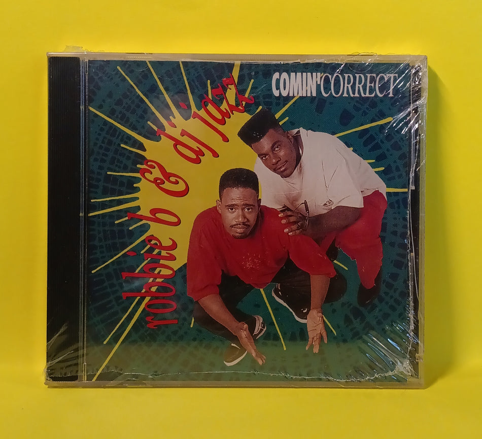 Robbie B & DJ Jazz - Comin' Correct - 1990 - 7 73538-2 New - Sealed - CDs