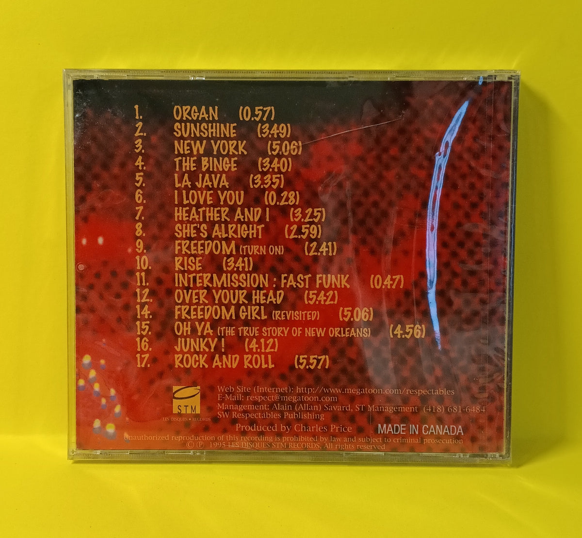 The Respectables - Full Regalia - 1995 - New - Sealed - CDs