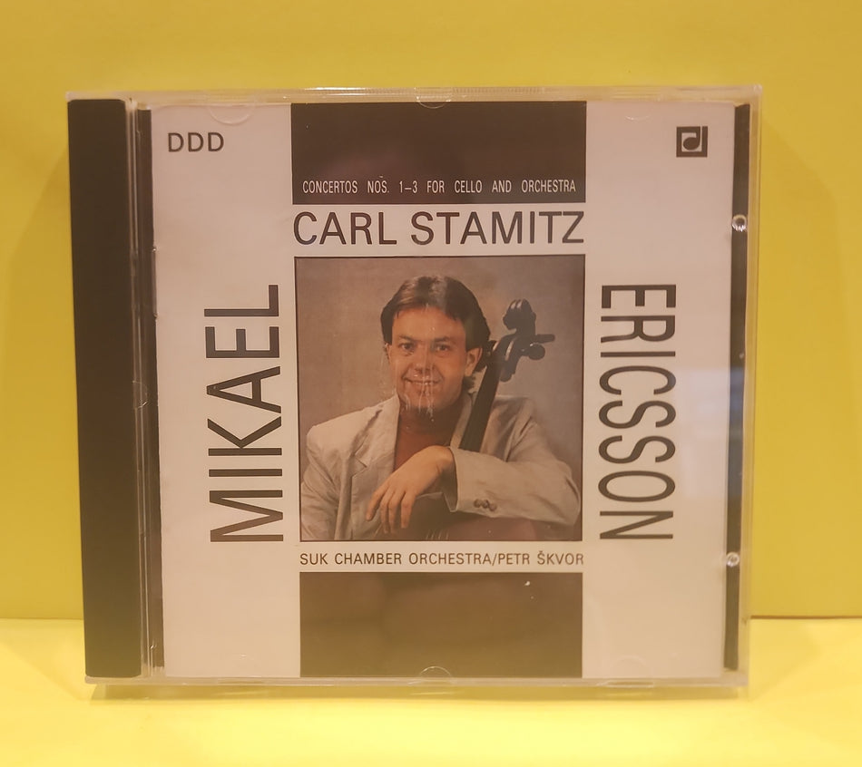 Mikael Ericsson, Suk Chamber Orchestra, Petr Škvor - Carl Stamitz: Concertos Nos. 1-3 For Cello And Orchestra - 1991 - 811002-2031 New - Sealed - CDs