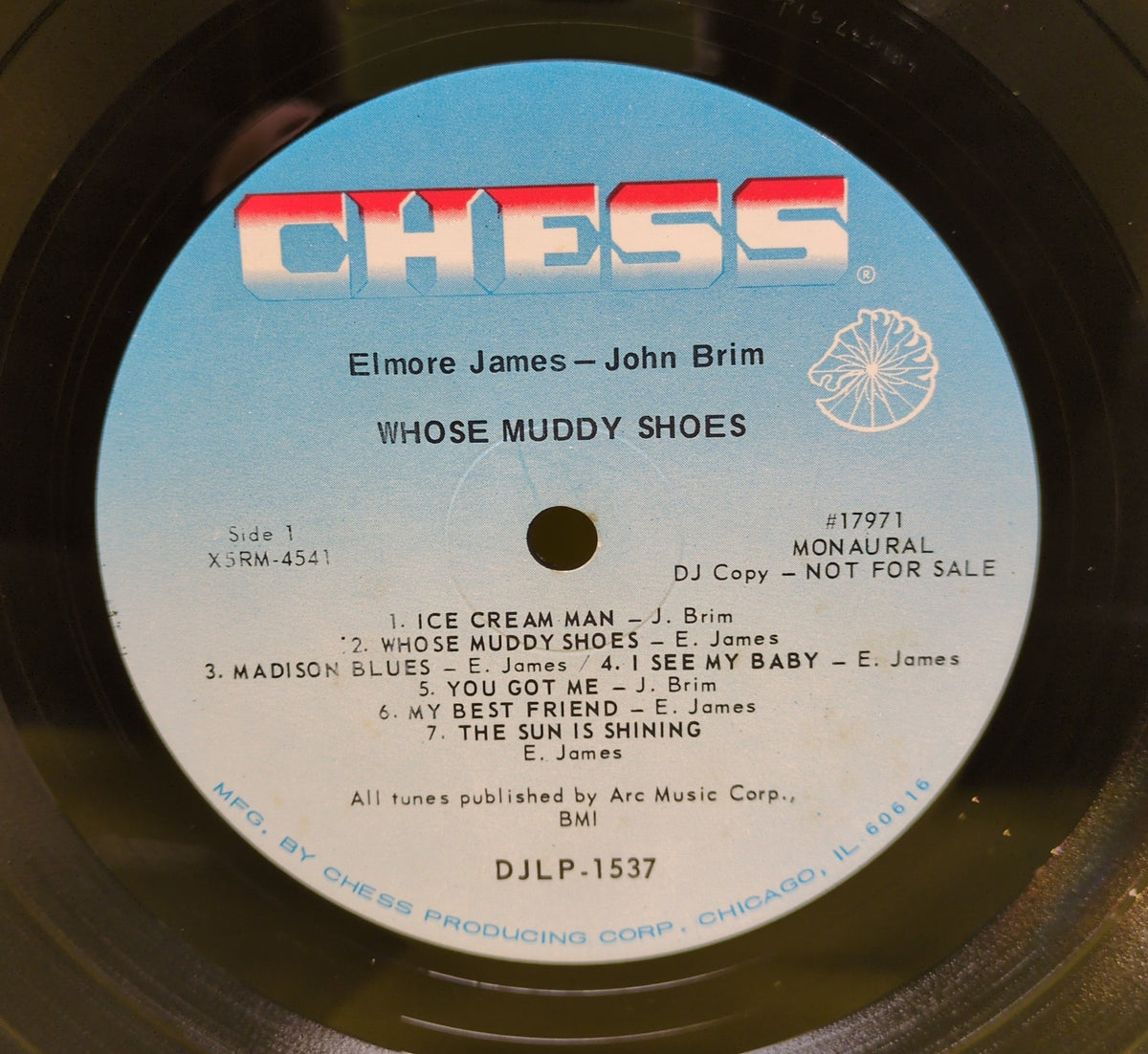 Elmore James, John Brim - Whose Muddy Shoes - 1969 - DJLP 1537 Used - VG++ - Vinyl - Promo