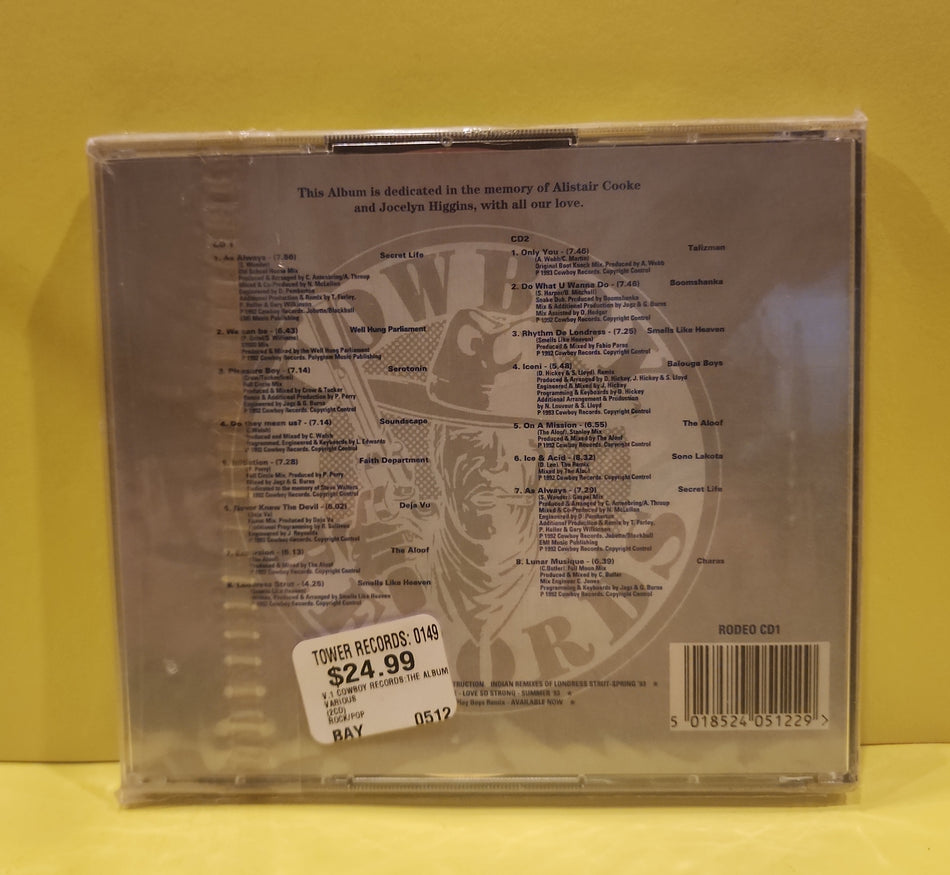 Various - Cowboy Records - 1993 - RODEO CD1 New - Sealed - CDs