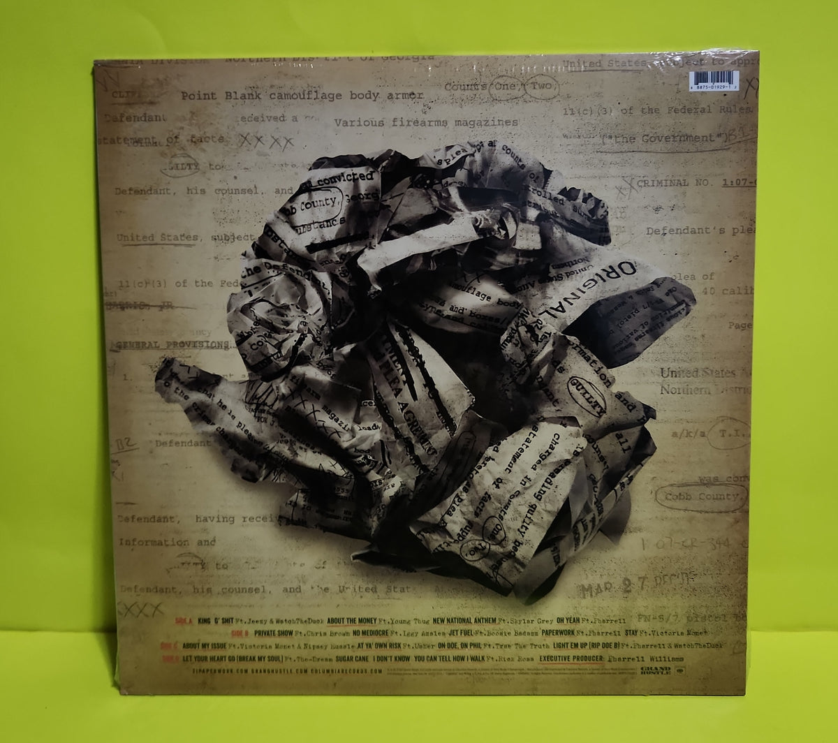 T.I. - Paperwork  - 2014 - 88875 01929 1 New - Sealed - Vinyl
