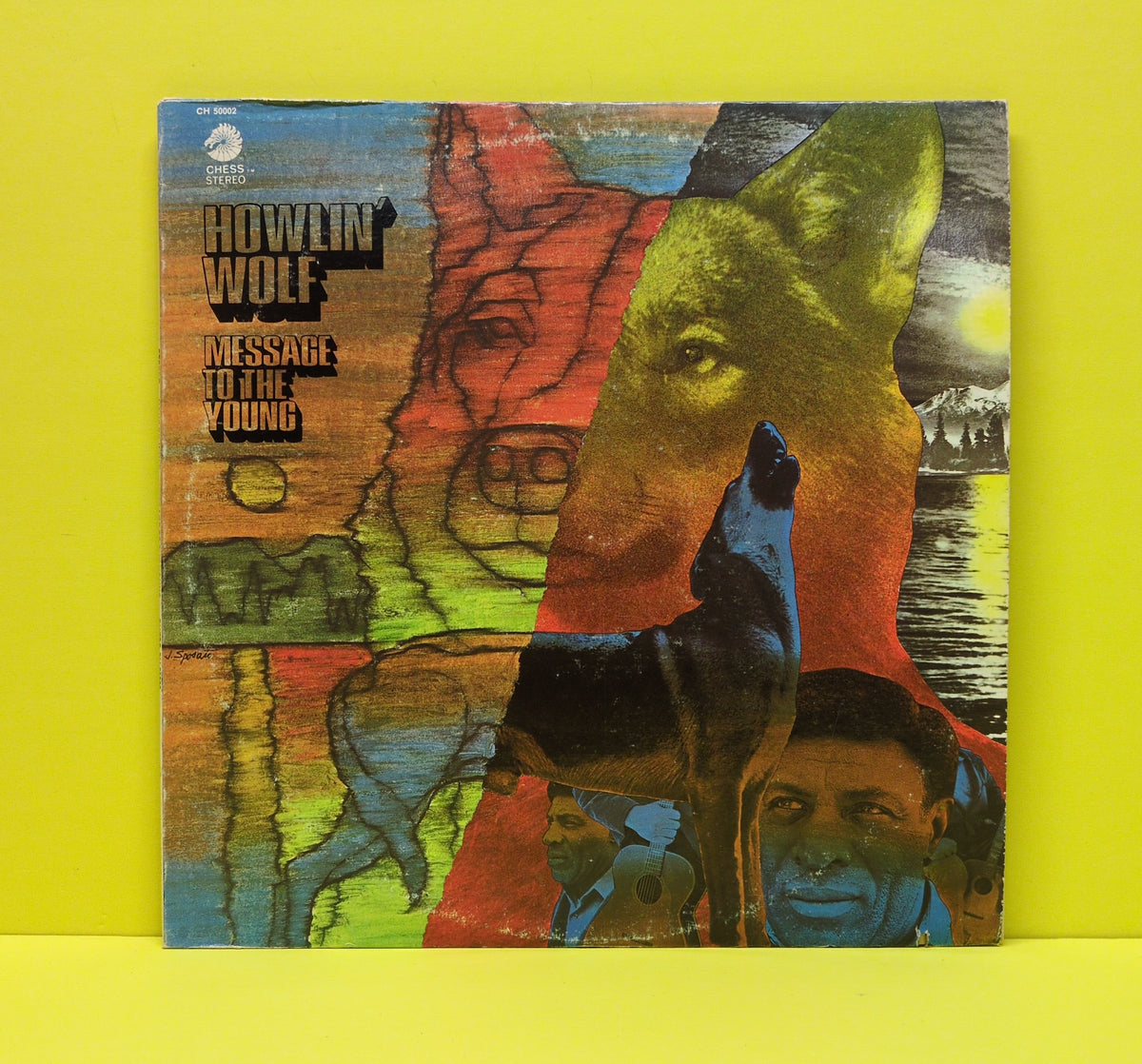 Howlin' Wolf - Message To The Young - 1977 - CH 50002 Used - VG++ - Vinyl - Reissue