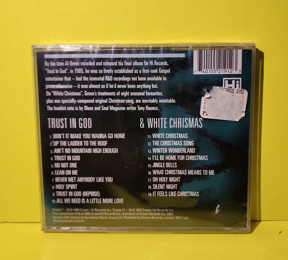 Al Green - Trust In God & White Christmas - 2002 - HILO 191 New - Sealed - CDs