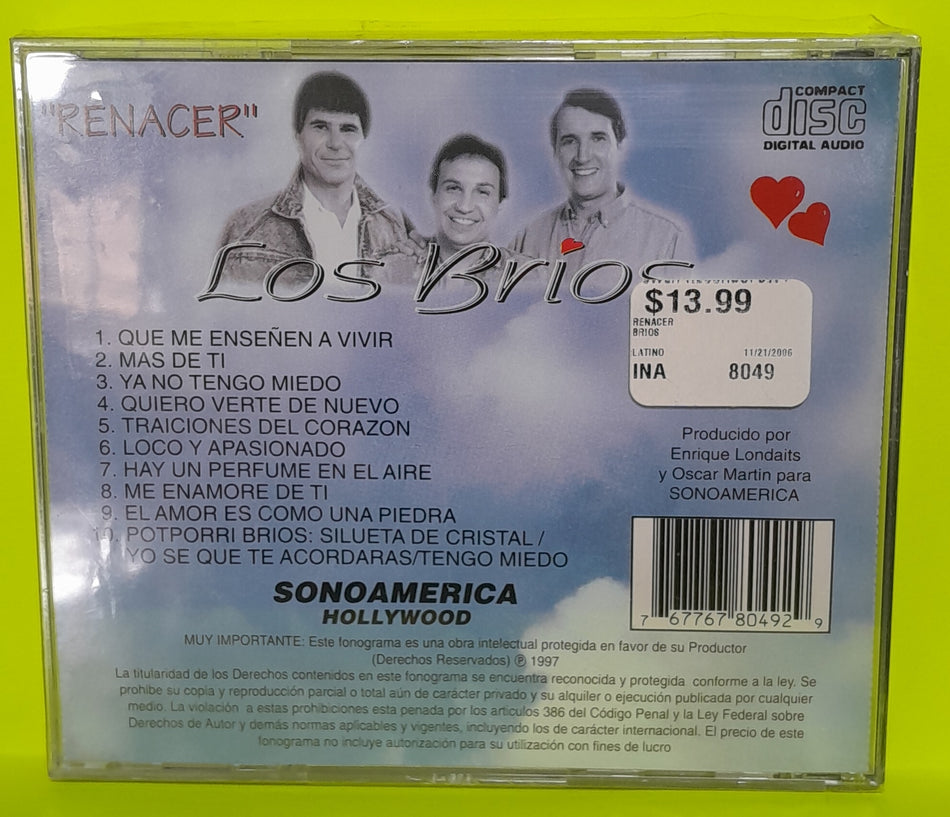 Los Brios (2) - Renacer - 1997 - 8049 New - Sealed - CDs