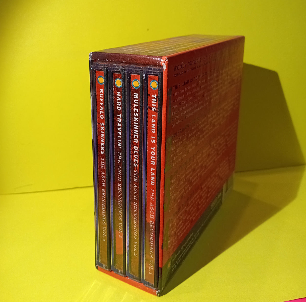 Woody Guthrie - The Asch Recordings Vol. 1-4 - 1999 - SFW CD 40112 Used - EX - CDs