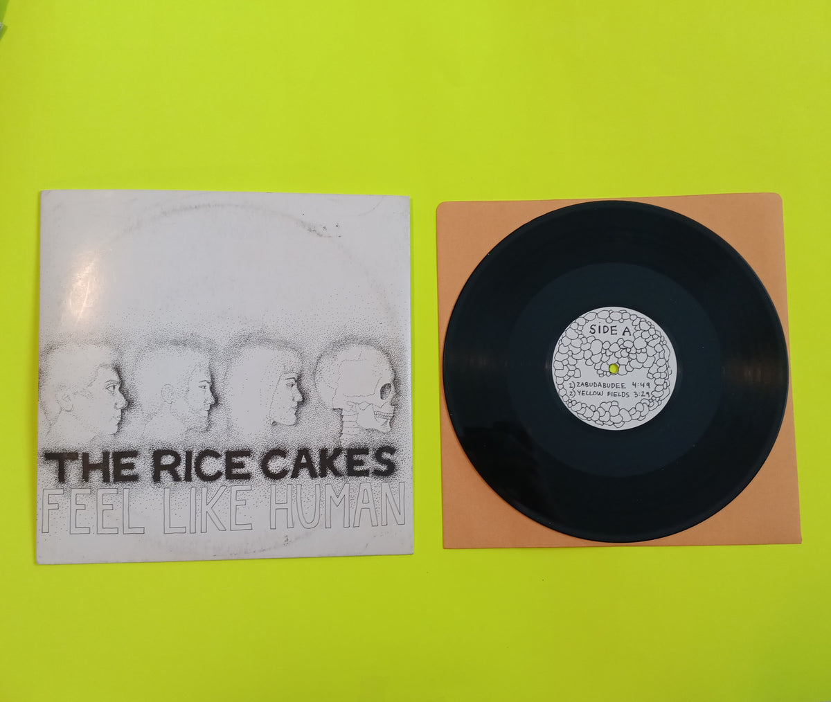 The Rice Cakes - Feel Like Human - 2010 - 297 Used - VG++ - 10" Vinyl