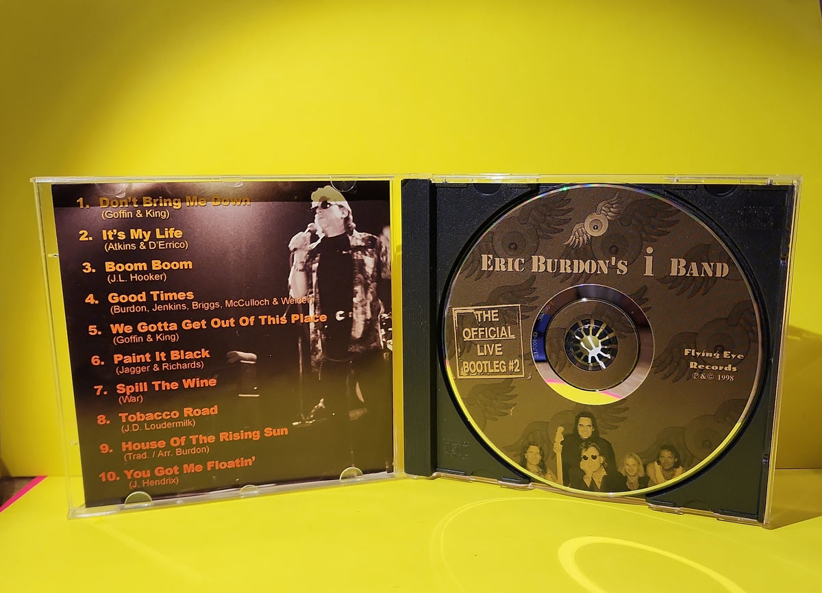 Eric Burdon's I Band  - The Official Live Bootleg # 2 - 1998 - Used - EX - CDs