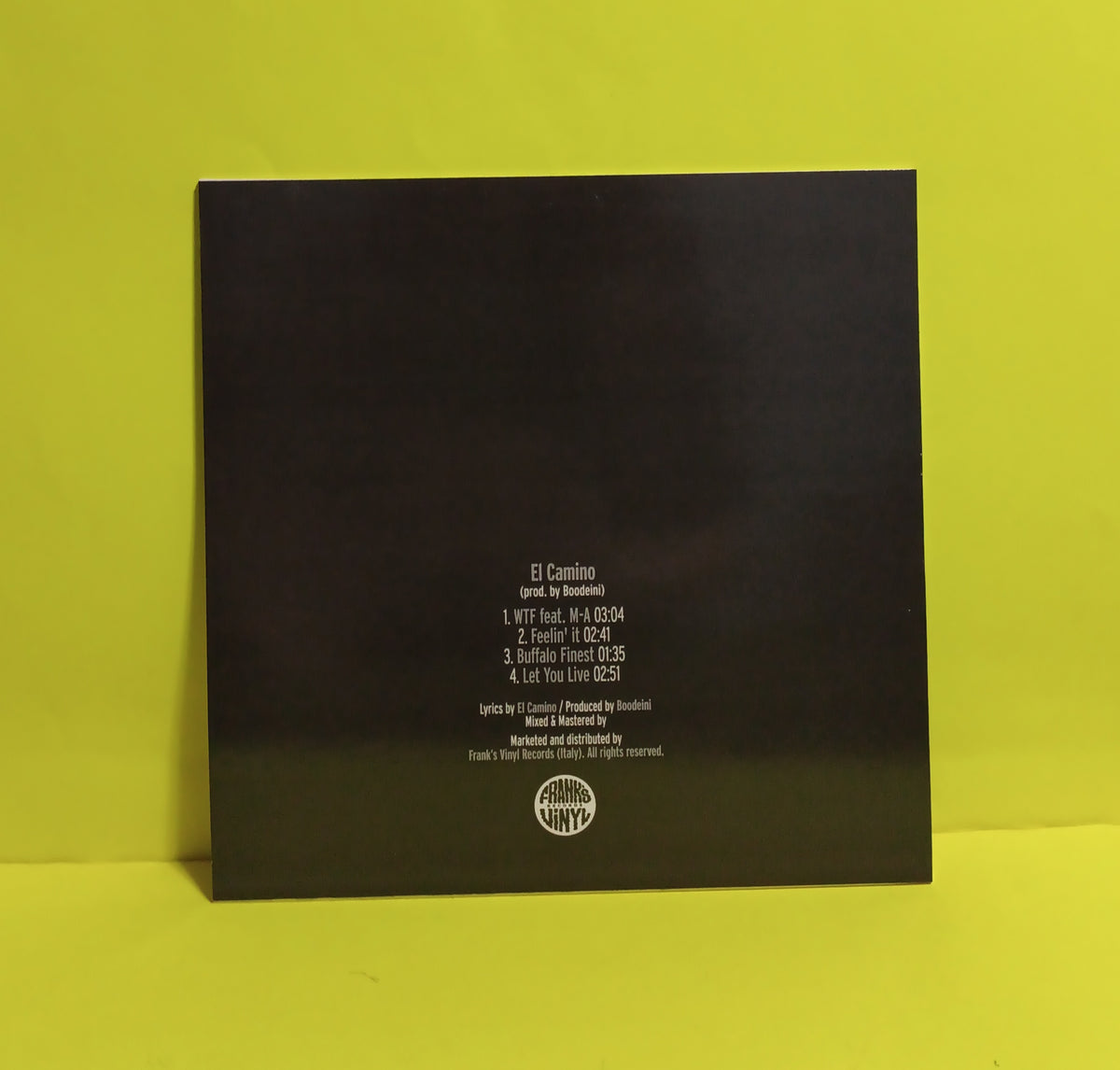 El Camino - 96 (Italy) - 2019 - FVR-006 New - NM - Vinyl