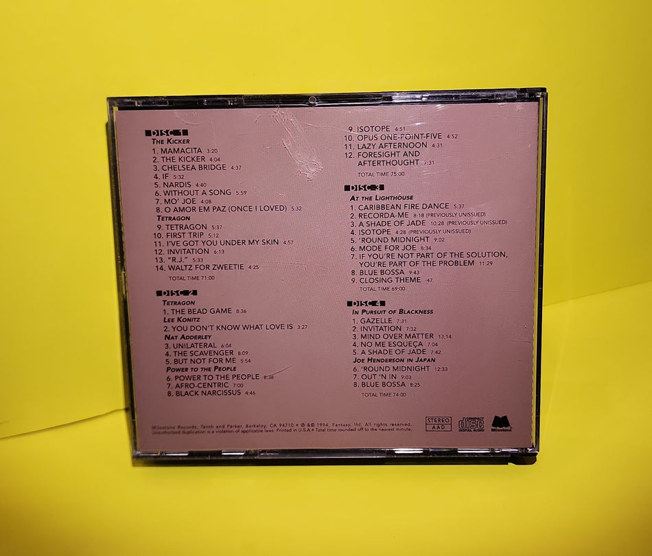 Joe Henderson  - The Milestone Years / 1- 4. - 1994 - 8Mcd-4413-2 Used - VG++ - CDs