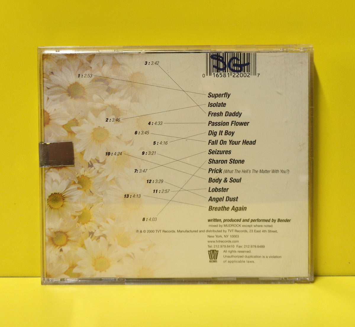 Bender - Jehovah's Hitlist - 2000 - TVT 2200-2 Used - EX - CDs