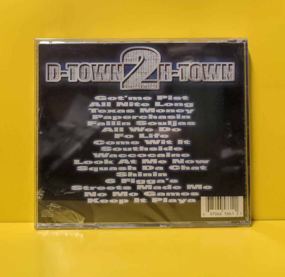 Various - D-Town 2 H-Town - Vol. II (I 45 Still Grindin) - 2002 - New - Sealed - CDs