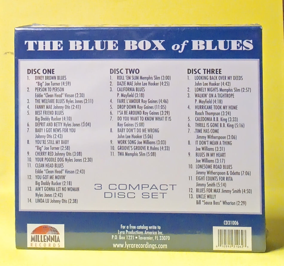 Various - The Blue Box of Blues - 2003 - CD31006 New - Sealed - 3 CD Box