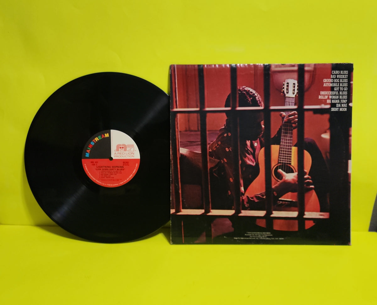 Lightning Hopkins - Low Down Dirty Blues - 1974 - MRL 405 Used - VG++ - Vinyl