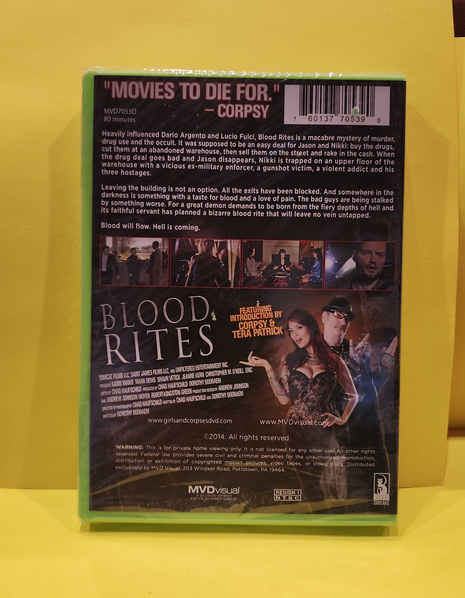 Girls & Corpses Presents Blood Rites - 2012 - New - DVDs & Blu-Rays