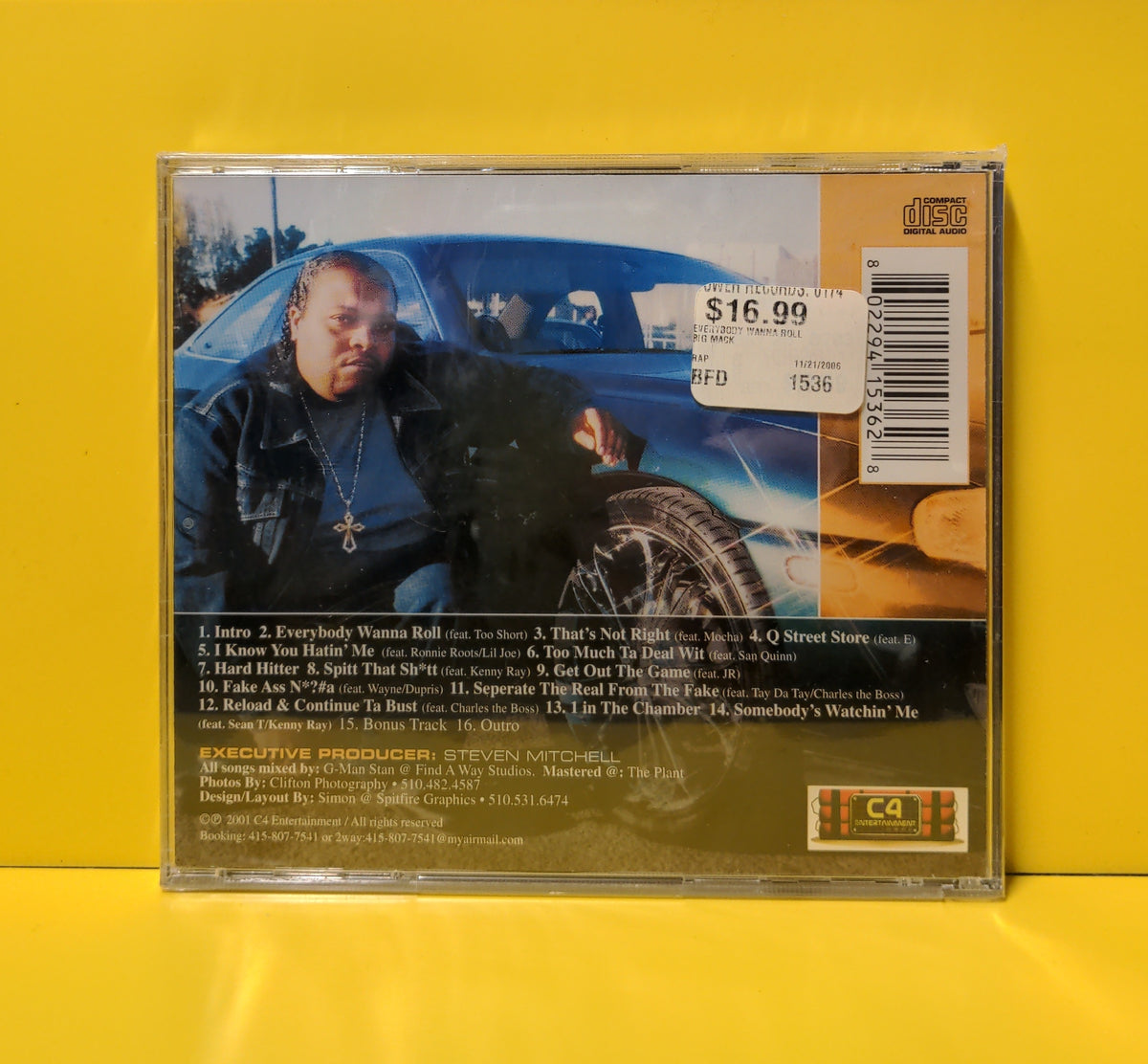 Big Mack Is Mack Truck - Everybody Wanna Roll - 2001 - New - Sealed - CDs