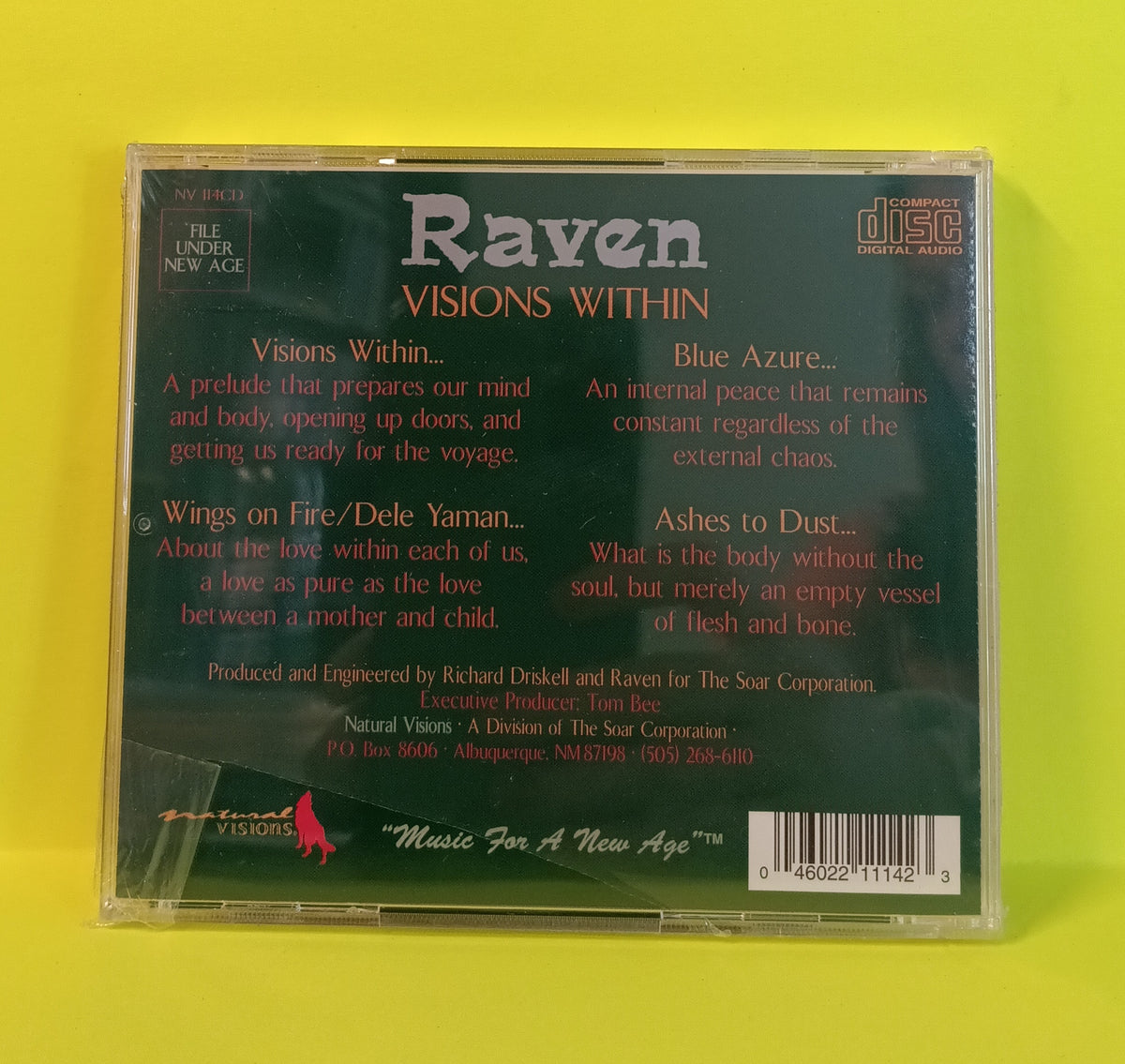 Raven - Visions Within - 1995 - NV 114CD New - Sealed - CDs