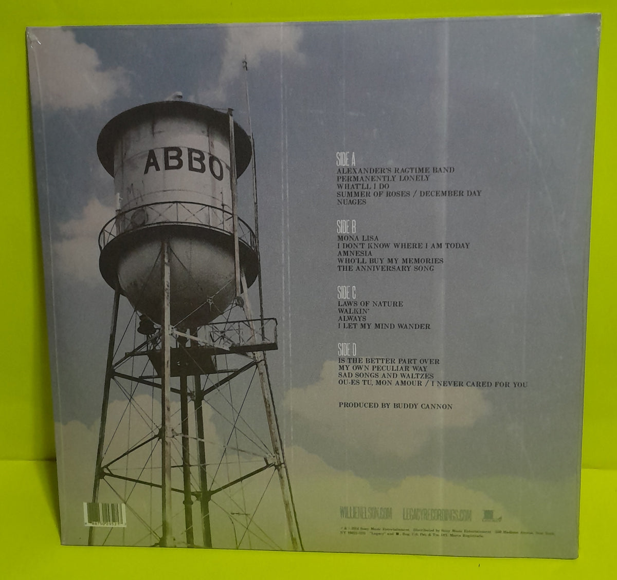 Willie Nelson And Sister Bobbie* - Willie’s Stash, Vol. 1: December Day - 2014 - 88875029521 New - Sealed - Vinyl