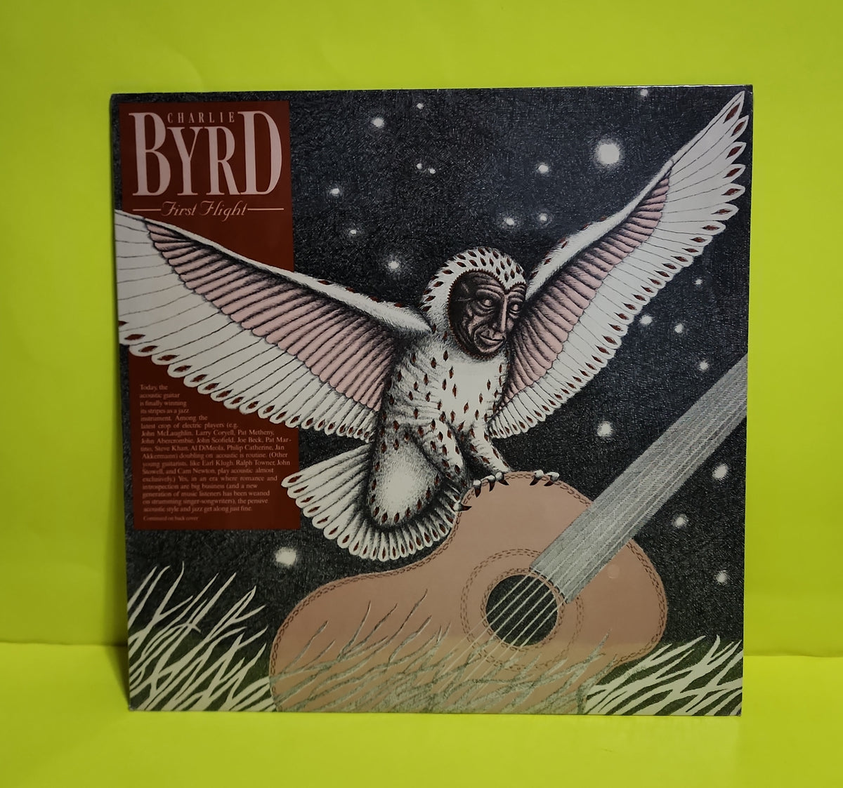 Charlie Byrd  - First Flight  - 1980 - SJL 1131 New - Sealed - Vinyl