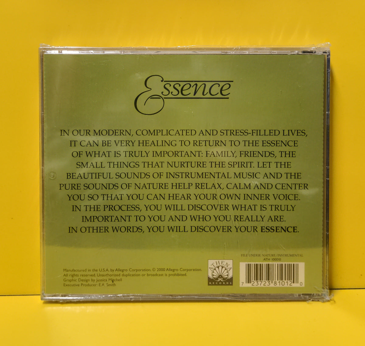 Essence  - Spring  - 2000 - ATH 100010 New - Sealed - CDs