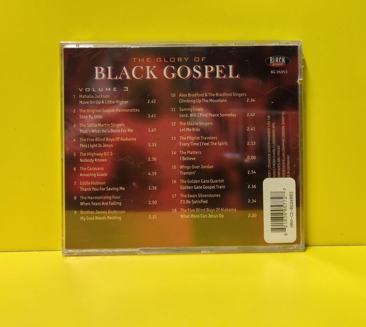 Various - The Glory Of Black Gospel Volume 3 - 2002 - BG 26053 New - Sealed - CDs