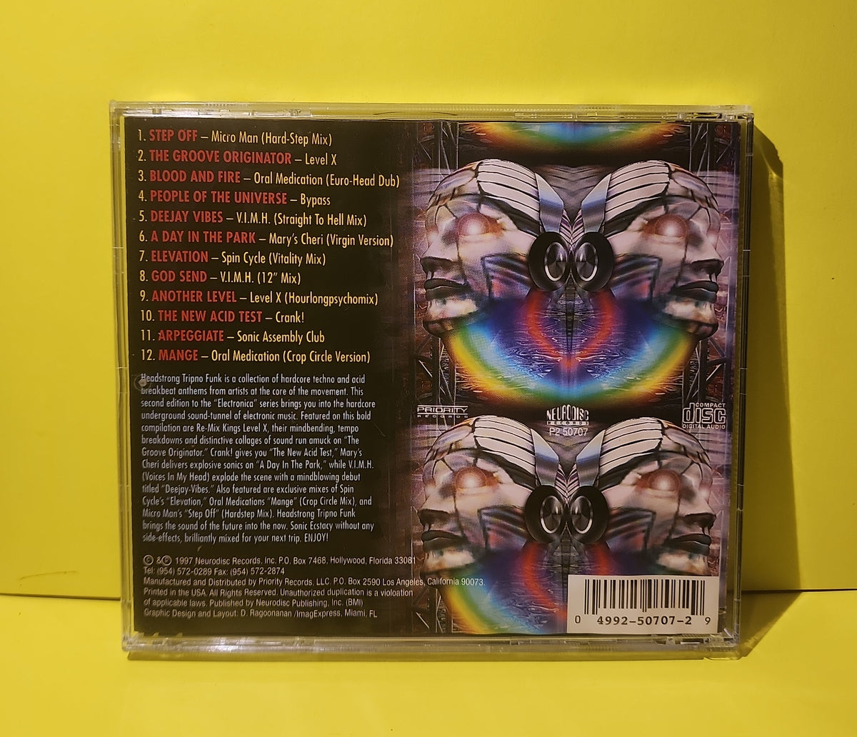 Various - Electronica: Headstrong Tripno Funk - 1997 - P2 50707 Used - EX - CDs