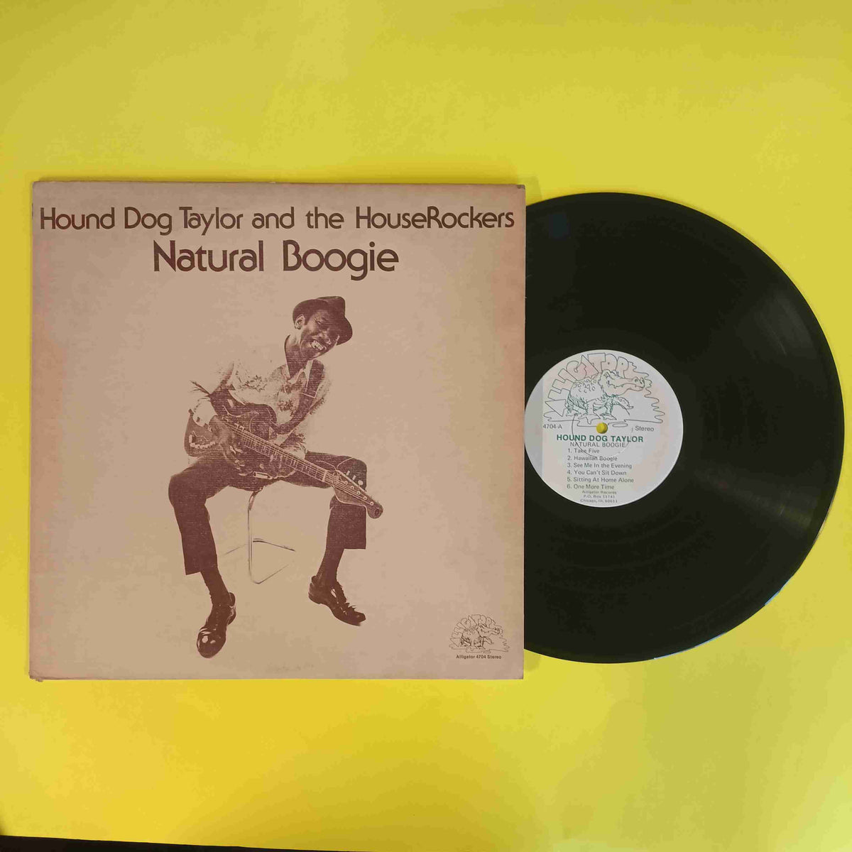 Hound Dog Taylor & The HouseRockers - Natural Boogie / OG - 1974 - AL 4704 Used - VG++ - Vinyl