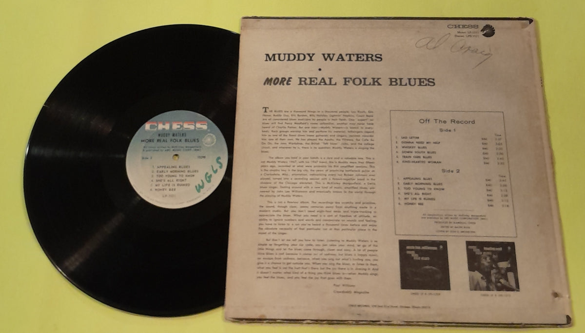 Muddy Waters - More Real Folk Blues - 1967 - LP 1511 Used - VG+ - Vinyl