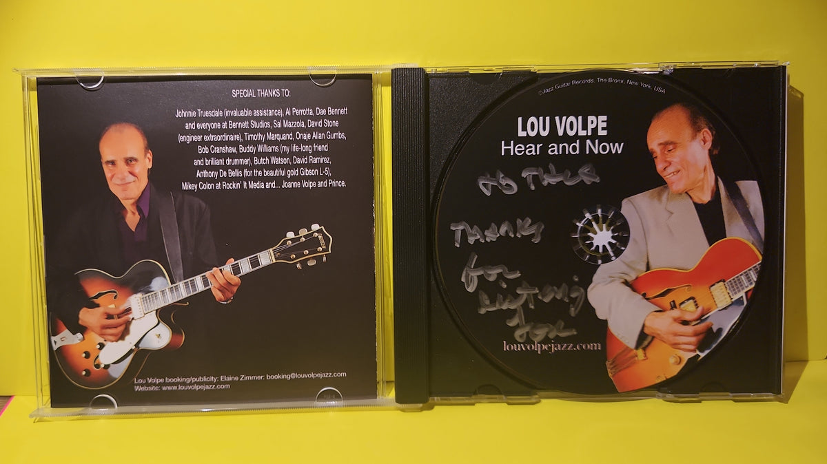Lou Volpe - Hear And Now / Autographed  - 2010 - 070 Used - NM - CDs