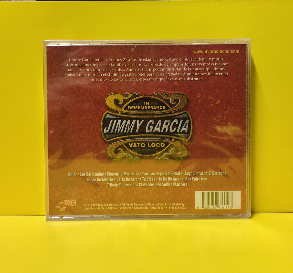 Los Garcia Bros. - No No Dejo Sin Musica - 2002 - 8601_2 New - Sealed - CDs