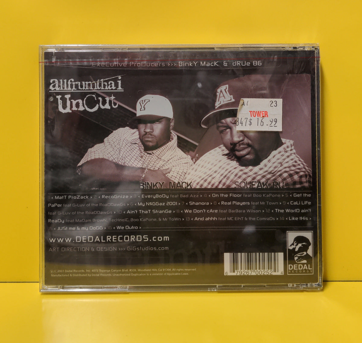 Allfrumtha I - Uncut - 2001 - New - Sealed - CDs