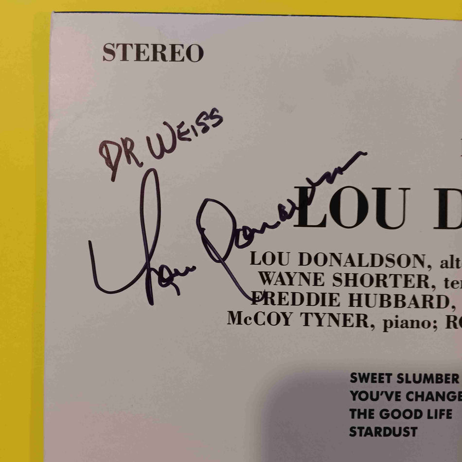 Lou Donaldson - Lush Life AUTOGRAPHED - 2014 - BST 84254 Used - EX - Vinyl