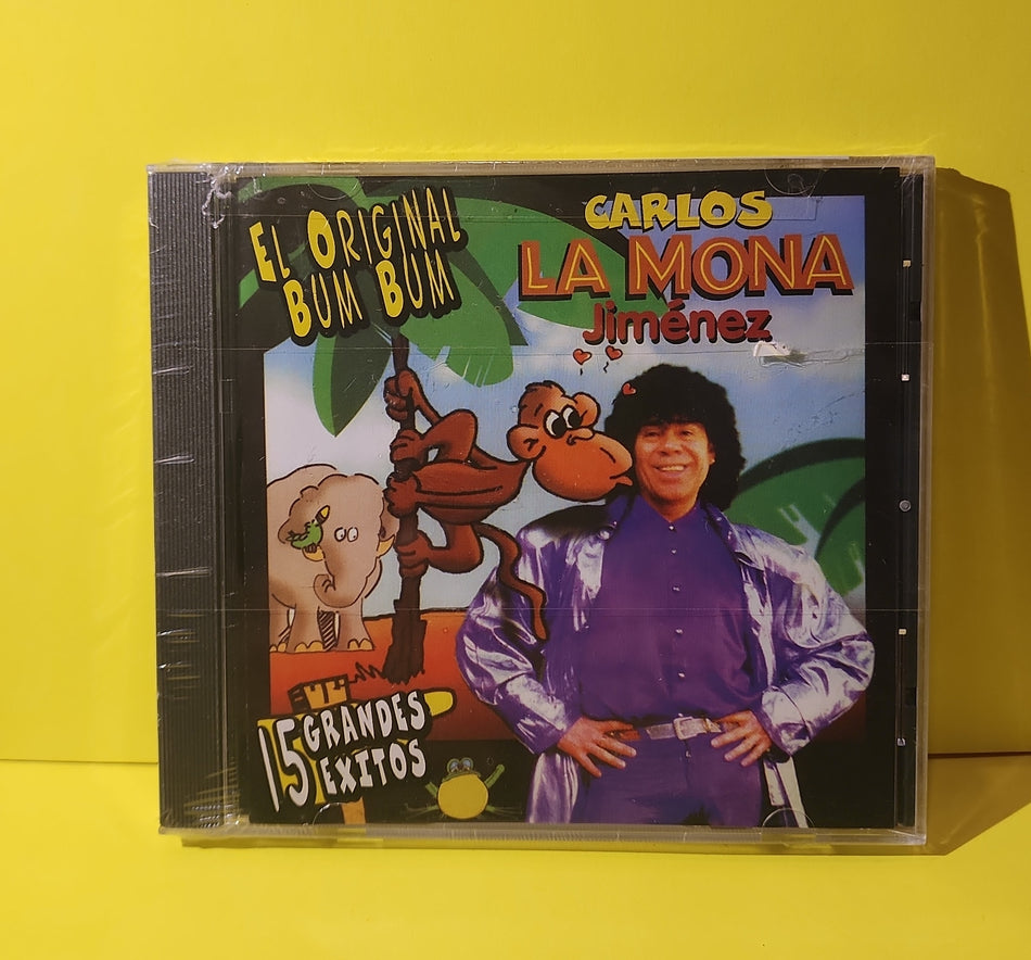 Carlos LA Mona Jimenez - El Original Bum Bum - 2002 - 45808-2 New - Sealed - CDs