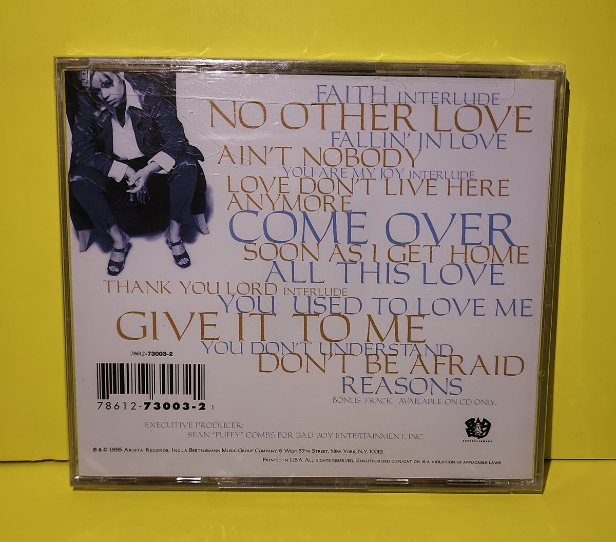 Faith Evans - Faith Evans - 1995 - 78612-73003-2 New - Sealed - CDs - Reissue