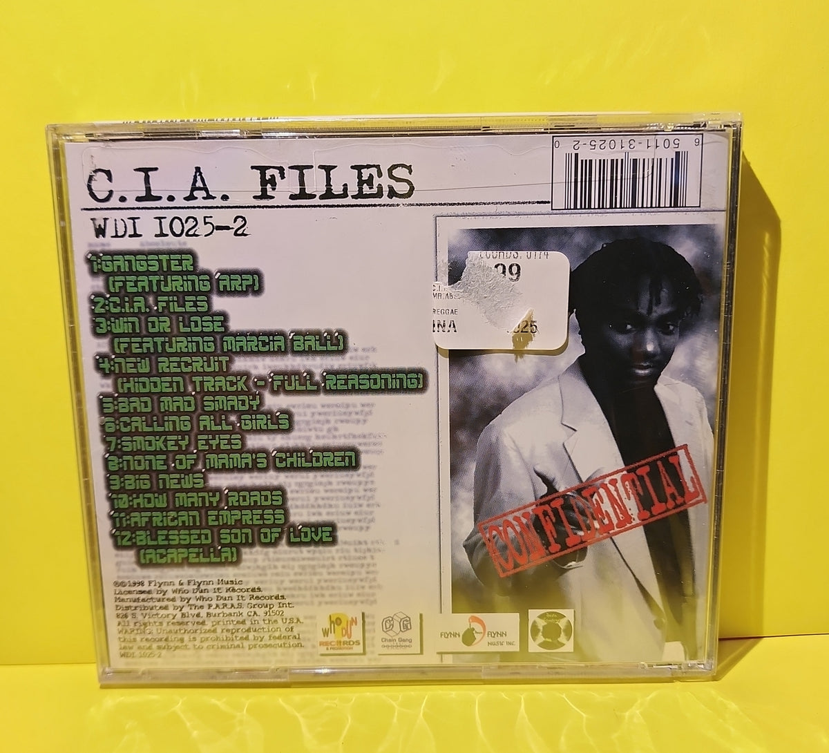 Mr. Absolute - C.I.A. Files - 1998 - WDI 125-2 New - Sealed - CDs