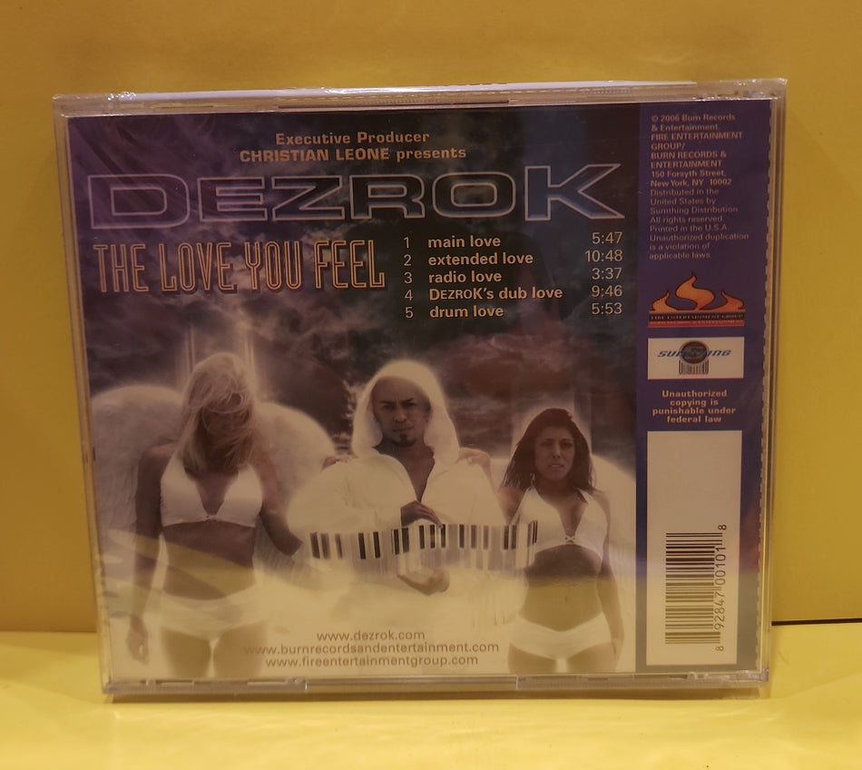 Dezrok - The Love You Feel - 2006 - 00101-8 New - Sealed - CDs