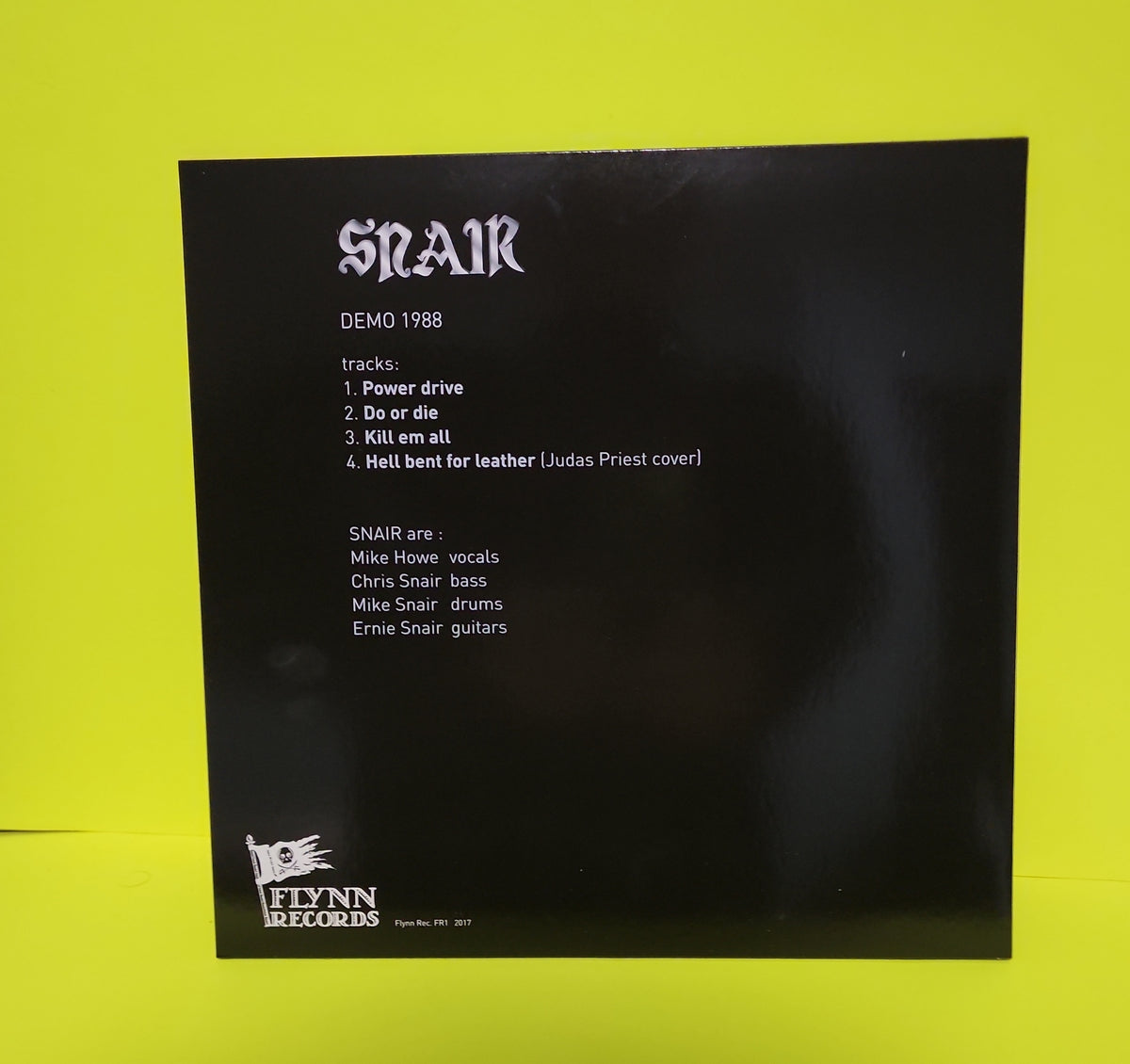 Snair ft Mike Howe (Metal Church) - Demo 1988 (Italy) - 2017 - FR1 New - NM - Vinyl